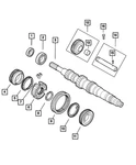 Genuine Mopar Bushing 68136784AA New. Price: $10.48.