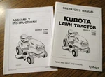 Kubota T2380 T2080 T1880 Lawn & Garden Tractor Operators Maintenance Manual 2010 Brand. Price: $25.99.