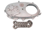 241 Full Size Blazer Transfer Case Rear Cover And Chain Used. Price: $79.00.