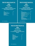 1989 Ford F150-350, Bronco, E150-350, F-super Duty Shop Manual Set Vol A, B, New. Price: $161.47.