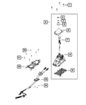 Genuine Mopar Tower Shifter 04787981AC New. Price: $487.90.