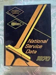 1970 National Service Data Auto Repair Manual Nova Camaro Chevelle Corvette ++ Used. Price: $27.00.
