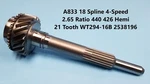 Mopar 440 426 Hemi 18 Spline A833 4-SPEED 2.65 Input Shaft 2538196 WT294-16B New. Price: $325.00.