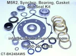 M5R2 Standard Transmission Synchro, Bearing, Gasket Seal Kit 5TH Rev New. Price: $364.13.