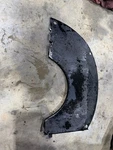 1999 2003 Ford F250 F350 7.3 ZF6 Transmission Flywheel Dust Cover F81A-7306-AC Used. Price: $150.00.