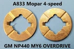 Mopar A833 4-SPEED Countershaft Thrust Washer 1964-1987, Pair New. Price: $19.00.