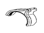 Genuine Bmw Shifting Fork 23-31-1-202-674 New. Price: $57.88.