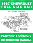 1967 Chevy Impala Bel Air Caprice Bound Assembly Manual Chevrolet Factory New. Price: $38.00.