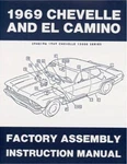 1969 Chevelle Camino Factory Assembly Manual Book New. Price: $27.95.
