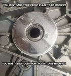 Gm T56 Tremec LT1 Front Plate To LS1 Style Modification New. Price: $105.00.