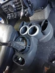 2002 - 2004 Oem Mini Cooper Center Console Floor Shifter Trim Bezel Cup Holder Used. Price: $50.00.