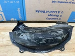 Damaged Ford F250 F350 7.3 Idi ZF5 Transmission Dust Shield Inspection Cover. Price: $225.00.