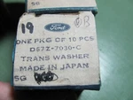 Nos Ford D67Z-7030-C Lot Of 29 Transmission Washers Used. Price: $50.00.