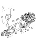 Genuine Mopar Transmission Dust Cover 52104344AA New. Price: $28.25.