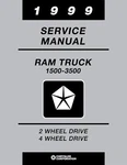 1999 Dodge Ram 1500-3500 Truck Shop Manual New. Price: $159.60.