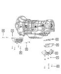 Genuine Mopar Transmission Mount Bracket 68154323AA New. Price: $73.78.