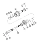 Genuine Mopar Tapered Roller Bearing 68125153AA New. Price: $33.02.
