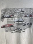 Vintage 1990S Legends Of Mans Porsche Auto Racing T-shirt Size Xl 77-96 Flaw Used. Price: $87.00.