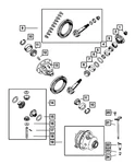 Genuine Mopar Differential Bearing Retaining Ring/shim 52114130AA New. Price: $28.25.