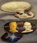 Star Trek Generations Gold Silver Coin Autograph Space Ship 3D Film Movie Tv Usa. Price: $19.98.