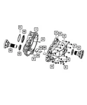 Genuine Mopar Output Flange 68071844AA New. Price: $51.51.