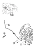 Genuine Mopar Manual Control Lever 68263755AA New. Price: $33.98.