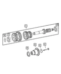 Genuine Mopar Snap Ring 68038908AA New. Price: $15.00.