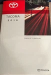 2016 Toyota Tacoma Owners Manual SR5 Trd Sport Limited Access Double Cab 4WD Used. Price: $79.99.