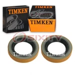 2 Pc Timken Rear Wheel Seals For 1987 Chevrolet R10 Suburban Driveline Axles Kr New. Price: $17.50.