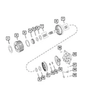 Genuine Mopar Input Shaft 68140527AA New. Price: $344.25.