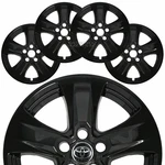 Fit Toyota RAV4 Xle 2019-2025 Black 17" Wheel Skins Hub Caps Rim Covers New. Price: $99.99.