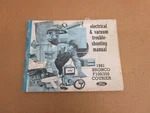 1981 Ford Bronco F100 F250 F350 Pickup Electrical Vacuum Wiring Service Manual Used. Price: $27.00.