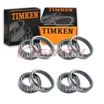 4 Pc Timken Front Wheel Bearing And Race Sets For 1980-1982 Toyota Tercel It New. Price: $70.33.