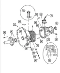Genuine Mopar Transmission Rear Case 5093072AA New. Price: $78.52.