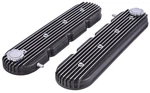 Jegs 501032 Black Finned Aluminum Valve Covers For Gm Ls Engines New. Price: $211.99.