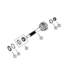 Genuine Mopar Input Shaft Bearing Cup 4626544 New. Price: $13.44.