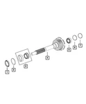 Genuine Mopar Input Shaft 68399651AA New. Price: $524.16.