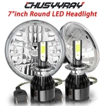 Pair 7" Inch Led Car Headlight Parts Round Hi/lo Beam For Chevy Pickup TRUCK3100 New. Price: $63.99.