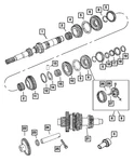 Genuine Mopar Third And Fourth Synchronizer 5018964AA New. Price: $209.68.