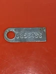 Muncie Speed Id Tag 3856436 Original Used. Price: $29.95.