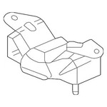 Mopar 52021470AD Automatic Transmission Mount Bracket New. Price: $95.77.