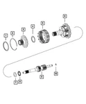 Genuine Mopar Needle Roller Thrust Bearing 68253773AB New. Price: $39.22.