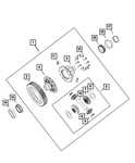 Genuine Mopar Differential Bearing Cup All Wheel Drive 5183331AB New. Price: $52.53.
