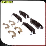 Silver Rear Brake Pad Set With Clips 14D883CHF1 Gm 19387644 Ceramic New. Price: $9.90.
