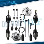 4WD Front Cv Axle Wheel Bearing Hubs Suspension Kit For 2013-18 Ram 1500 Classic New. Price: $383.45.